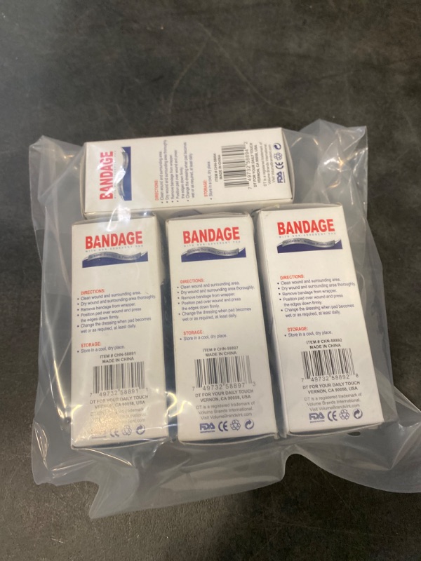 Photo 2 of 4 PACK ASSORTED BANDAGES 