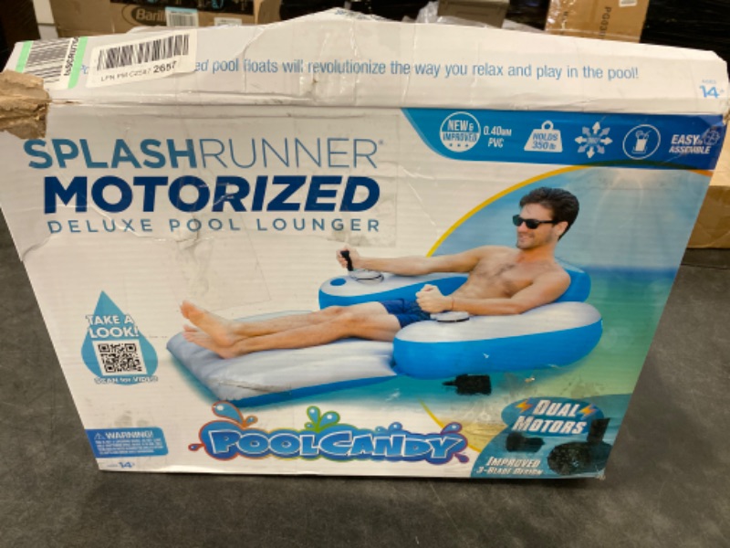 Photo 3 of PoolCandy Splash Runner Motorized Pool Lounger