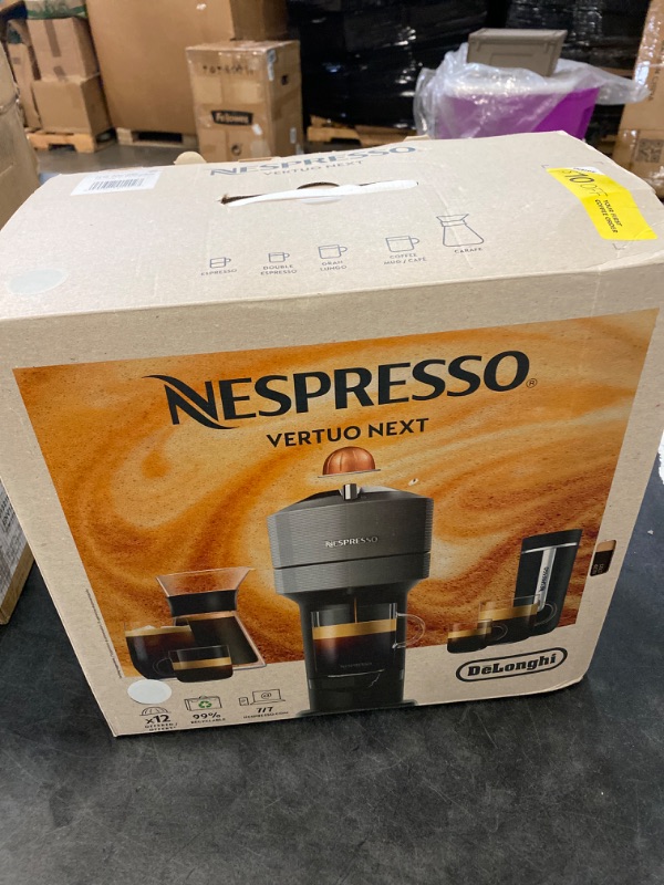 Photo 3 of Nespresso Vertuo Coffee and Espresso Machine by De'Longhi, Titan Machine Only Gray