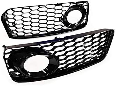 Photo 1 of Ormax Black Honeycomb Open Vent S-Line Bumper Front Fog Light Grille 