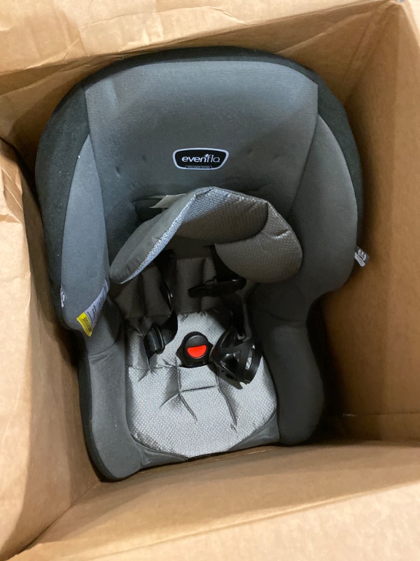 Photo 2 of Evenflo Tribute LX Harness Convertible Car Seat, Solid Print Gray