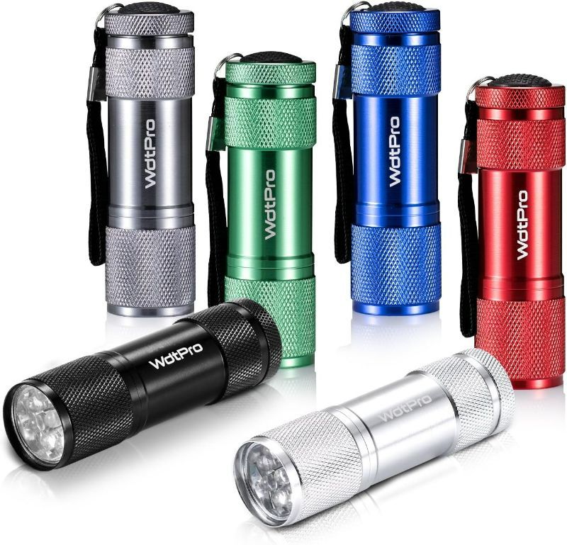 Photo 1 of 4 PACK  LED Mini Flashlights, Super Bright Flashlight with Lanyard (GREEN) NEW 