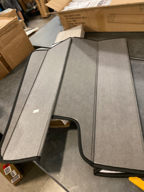 Photo 2 of AutoTech Park Foldable Sunshade Compatible with 2020-2023 Tesla Model Y, Custom-fit Windshield Sun Shade
