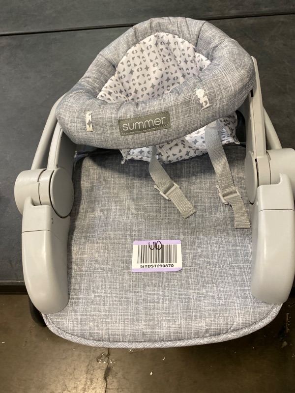 Photo 2 of Summer Infant Learn-to-Sit 2-Position Floor Seat (Heather Gray) – Sit Baby Up in This Adjustable Baby Activity Seat Appropriate for Ages 4-12 Months 