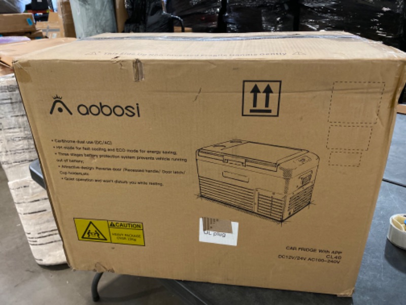 Photo 4 of AAOBOSI 12 Volt Car Refrigerator - 41 Quart WIFI Portable Refrigerator Freezer with Single Zone Control?-4?-68? - Electric Cooler with DC 12/24V and AC 100-240V - Compressor Cooler
