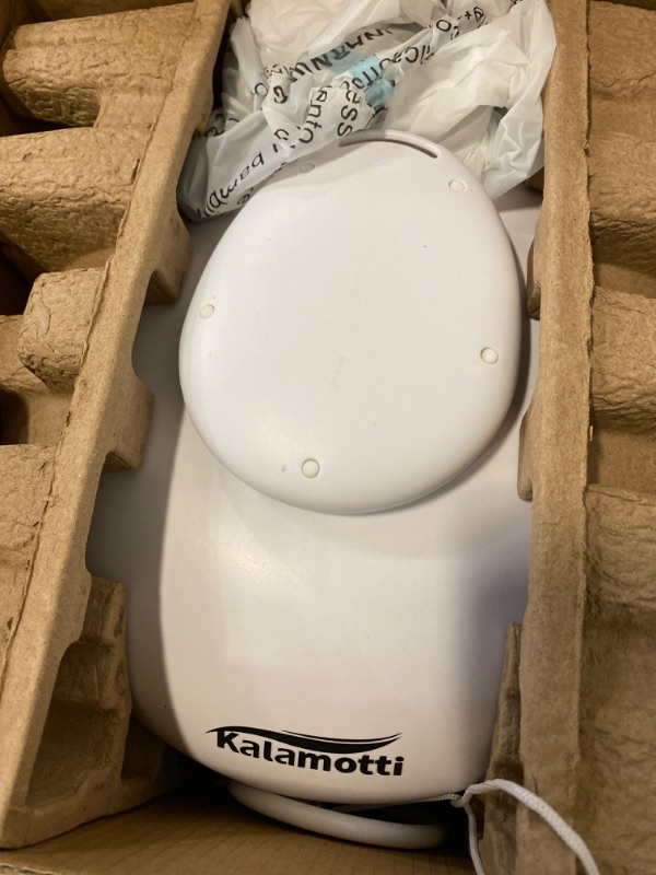 Photo 2 of Kalamotti Cordless Robotic Pool Cleaner - Pool Vacuum for Above Ground Pools Powerful Suction Rechargeable Battery, Lasts 140 Mins, Built-in Water Sensor Technology for Pool Surface Up to 630 Sq.Ft
