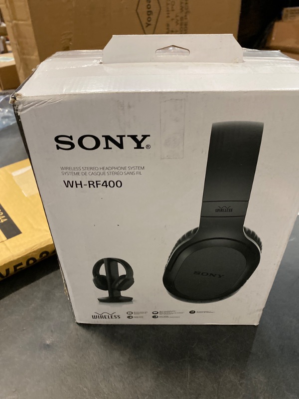 Photo 4 of Sony RF400 Wireless Home Theater Headphones for Watching TV (WHRF400)