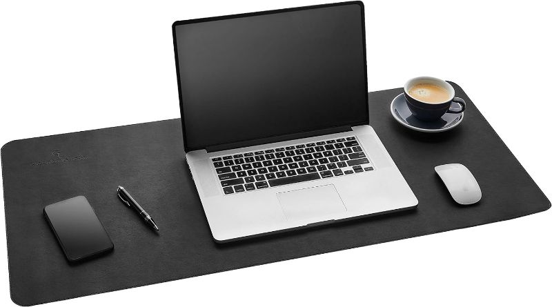 Photo 1 of Gallaway Leather Desk Mat,Desk Writing Pad - Office Desk Pad, Large 