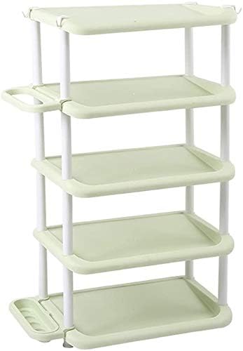 Photo 1 of SOSSEG Shoe Bench Shoe Rack, Shoe Rack, 5 Tier Shoe Storage Rack,Kids Stand for Shoes Adjustable Shelf,Organiser Holder Door Entryway Hallway,47.5 * 31.5 * 85cm
