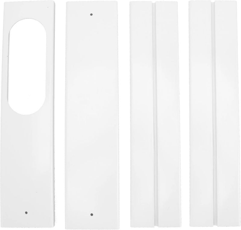 Photo 1 of Biitfuu 4Pcs Air Conditioner Window Kit Panel 55In Universal Panels 43 140Cm 16.9 55.1In for No Dig Low Catch Basin Accessories
