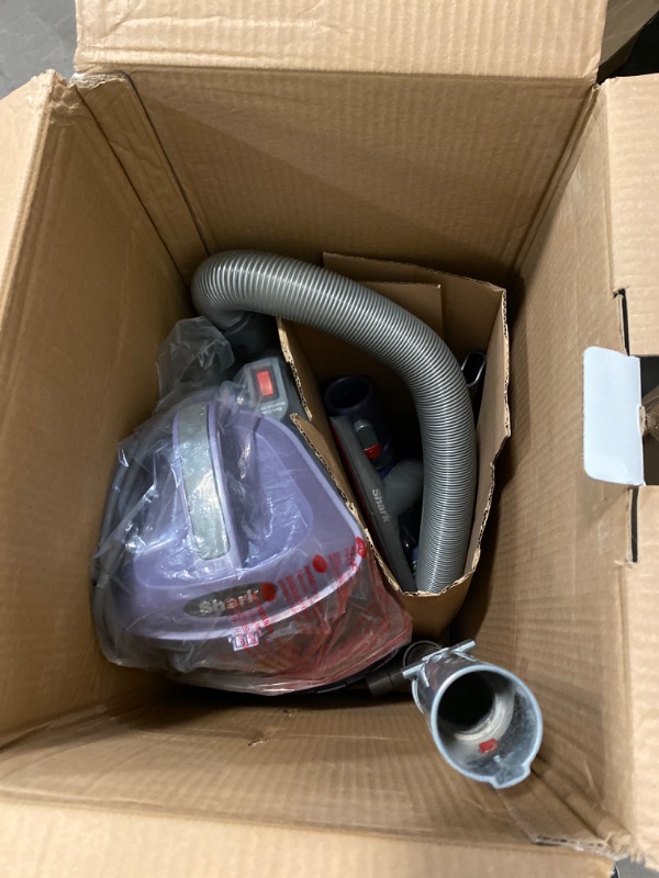 Photo 1 of Shark NV352 Navigator Lift Away Upright Vacuum with Wide Upholstery and Crevice Tools, Lavender, 15 in L x 11.4 in W x 45.5 in H