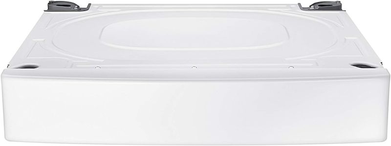 Photo 1 of SAMSUNG 27” Wide Laundry Riser Pedestal Stand for 27” Wide Front Load Washer or Dryer, Lifts Machine 6”in Height, WE272NW/A3, White
