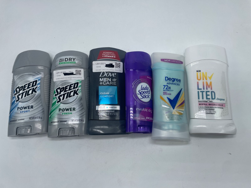 Photo 1 of 6 Pack 3 Mens Deodorant & 3 Woman's Deodorant Miscellaneous Bundle New
