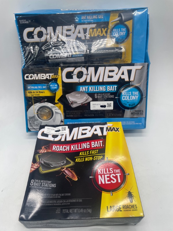 Photo 1 of Combat Source Kill Max Large Cockroach Bait Stations -Combat Max Ant Killing Box Set Combat Max Ant Killing Box Set