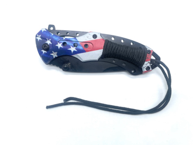 Photo 1 of American Flag Pocket Knife With Clip New