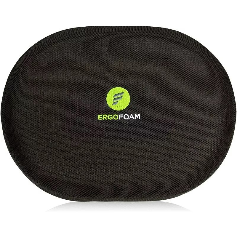 Photo 1 of ErgoFoam Orthopedic Donut Pillow for Tailbone Pain | Donut Seat Cushion for Hemorrhoids | Hemmoroid Pillow | Postpartum | Doughnut Pillow
