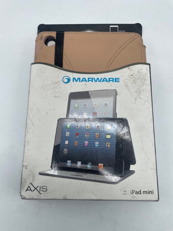 Photo 2 of Marware Axis Leather Folio for iPad mini - Tan (AIAX1042)