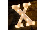 Photo 1 of LED Letter Lights Sign Light Up Letters Sign for Night Light Wedding/Birthday Party Battery Powered Christmas Lamp Home Bar Decoration(X)