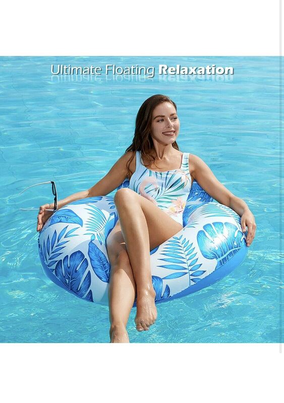 Photo 2 of Inflatable Pool Float Chair Floating Chair Lounge Swimming Pool Party Lounger