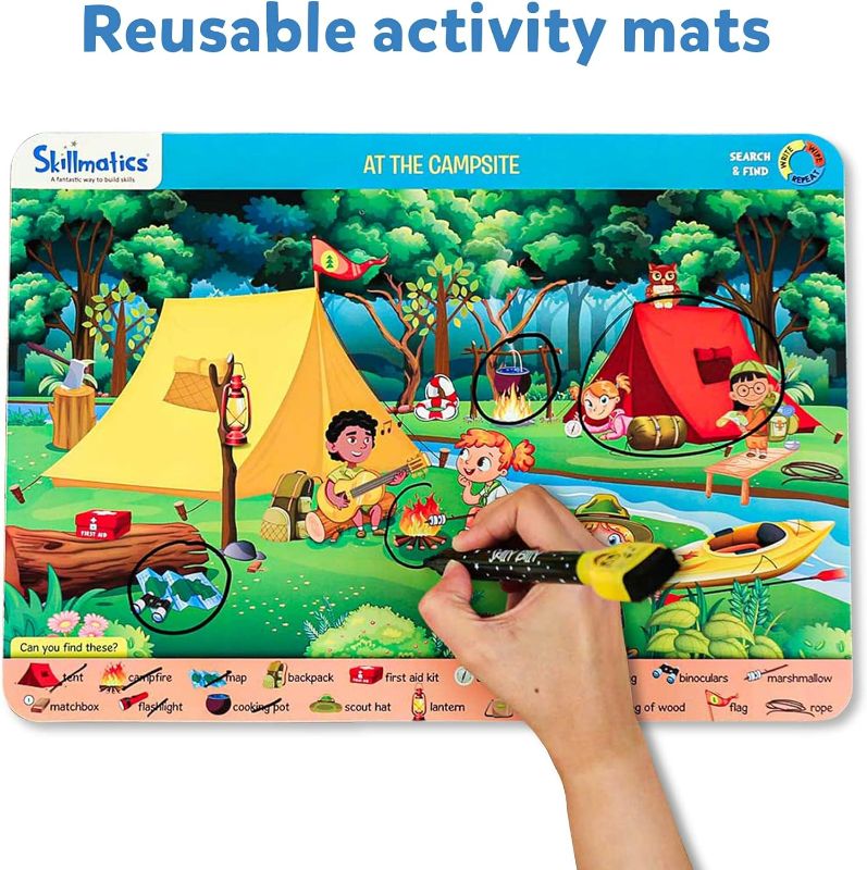 Photo 3 of Skillmatics Preschool Learning Activity - Search and Find Educational Game, Perfect for Kids, Toddlers Who Love Toys, Art and Craft Activities, Gifts for Girls and Boys Ages 3, 4, 5, 6

