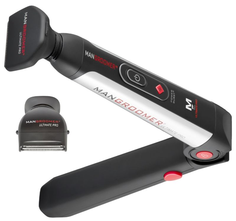 Photo 1 of MANGROOMER - ULTIMATE PRO Back Shaver with 2 Shock Absorber Flex Heads, Power Hinge, Extreme Reach Handle and Power Burst
