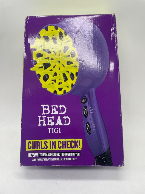 Photo 4 of Bed Head Curls-in-Check 1875W Hair Diffuser Dryer | Great for Curly Hair
