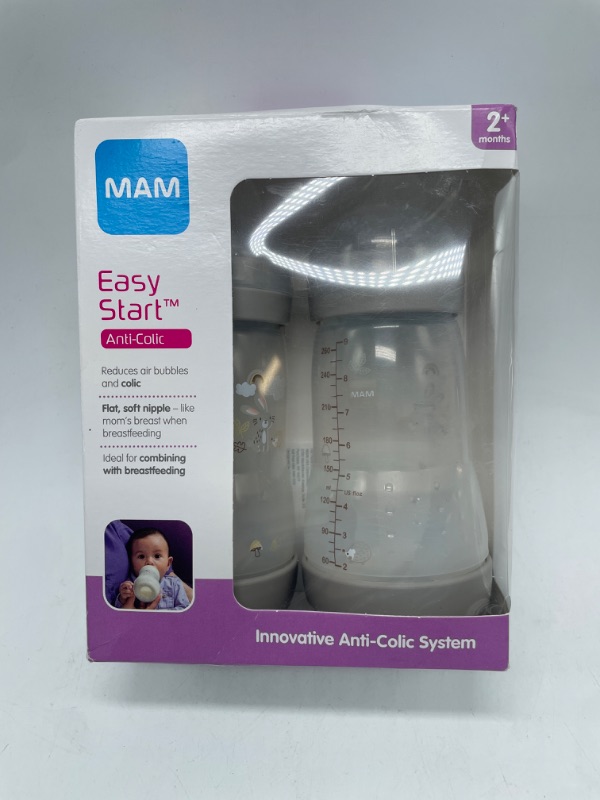 Photo 2 of MAM Easy Start Anti-Colic Matte Bottle 9 oz, 2 pack - Dune
