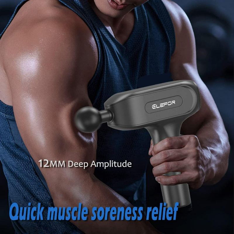 Photo 2 of Massage Gun Deep Tissue,Percussion Massager Gun for Athletes Muscle Massage Gun for Pain Relief.
