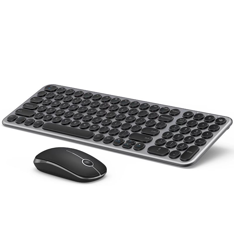 Photo 1 of Wireless Mouse And Ultra Thin Black Silicone Keyboard Wireless Keyboard(Black)