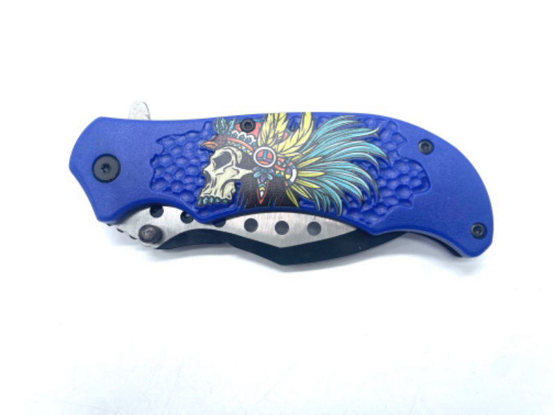 Photo 1 of Mayan Warrior Pocket Knife RT-7125 With Clip