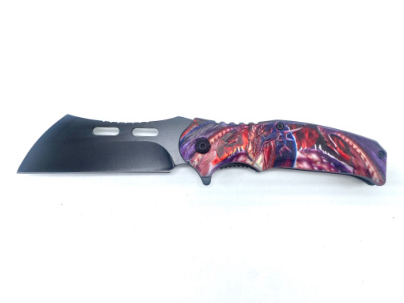 Photo 3 of Assisted Razor Red Dragon 3D Primer Folding Pocket Knife