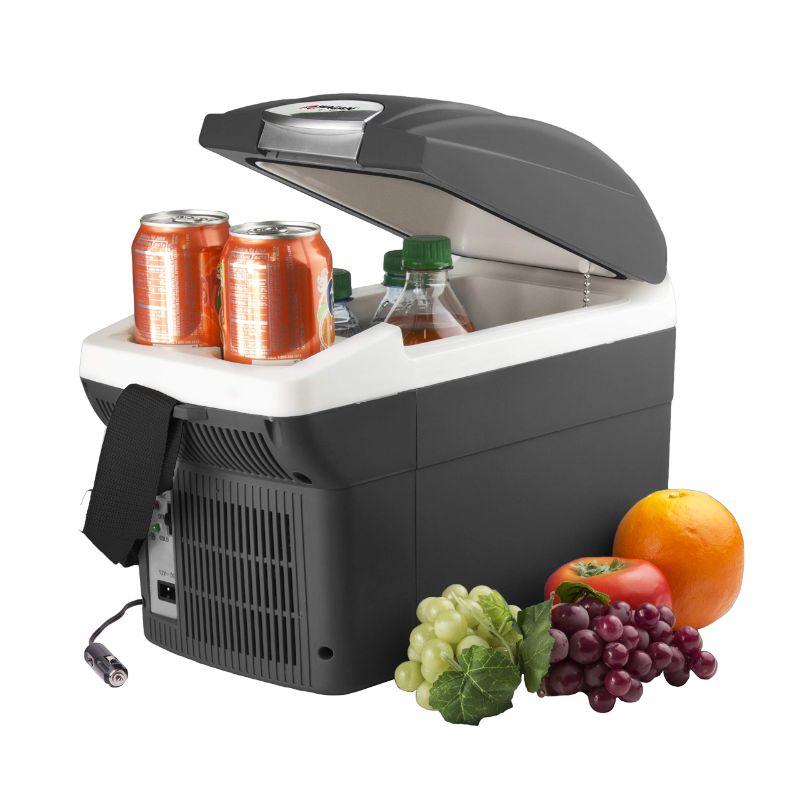 Photo 1 of Wagan EL6206 12V 6 Quart Personal Thermoelectric, 6 Liter Capacity, Portable Electric Cooler Warmer with 12/24V DC, Small Fridge for Car, RV, and Camping Use, UL Listed