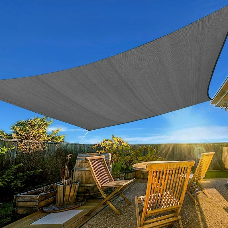 Photo 1 of Artpuch Sun Shade Sails Canopy, 185GSM Shade Sail UV Block for Patio Garden Outdoor Facility and Activities ( Dark Grey)
ITEM IS NEW BUT  MAY BE MISSING PARTS