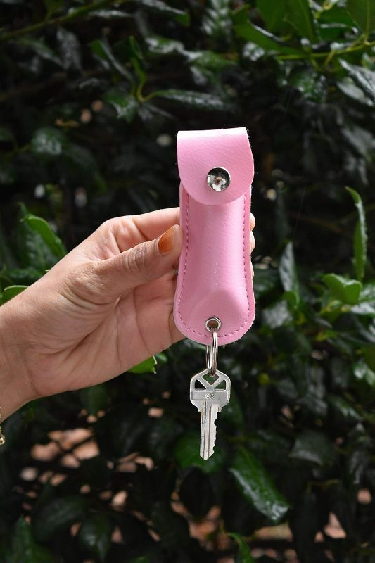 Photo 1 of FIGHTSENSE Self Defense Pepper Spray - 1/2 oz Compact Size Maximum Strength Police Grade Formula Best Self Defense Tool for Women W/Leather Pouch Keychain
