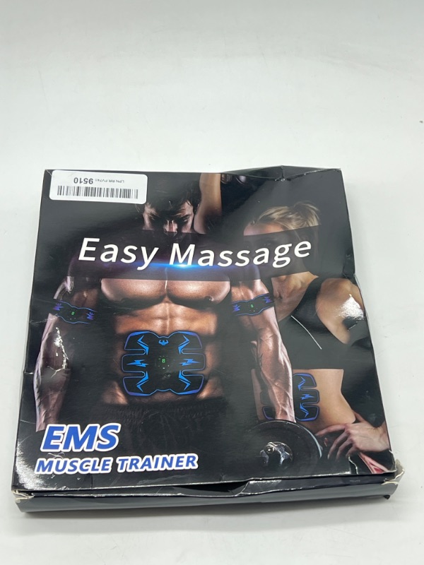 Photo 2 of Abdominal Muscle Stimulator Trainer EMS Abs Wireless Leg Arm Belly Exercise Electric Simulators Massage Press Workout Home Gym
