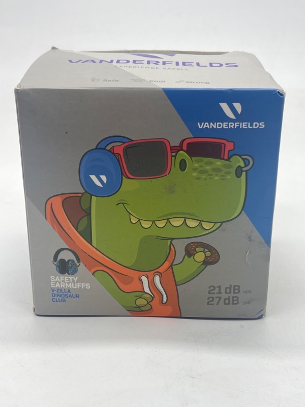Photo 4 of Vanderfields Noise Cancelling Headphones for Kids, Toddlers & Children Age 3-16 Years - 21dB NNR - Dinosaur Club - Ear Protection for Kids, Autism - Sound Blocking Kids Hearing Protection Earmuffs
