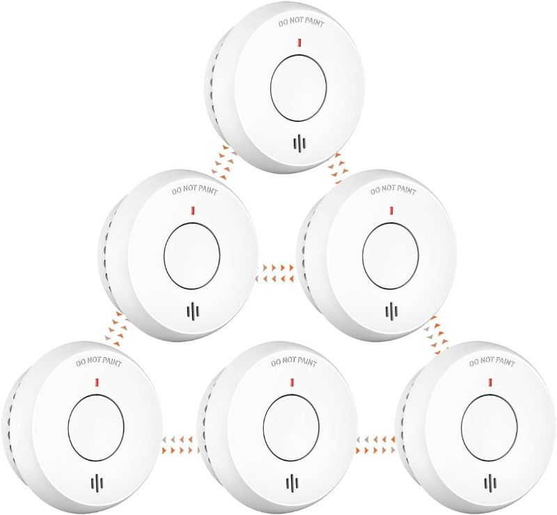 Photo 1 of Jemay Wireless Interconnected Smoke Alarm 10 Year Battery, Smoke Detectors Fire Alarm with Over 820 ft Transmission Range.Fire Detector with Enhanced Photoelectric Sensor,6 Pack
Visit the Jemay Store