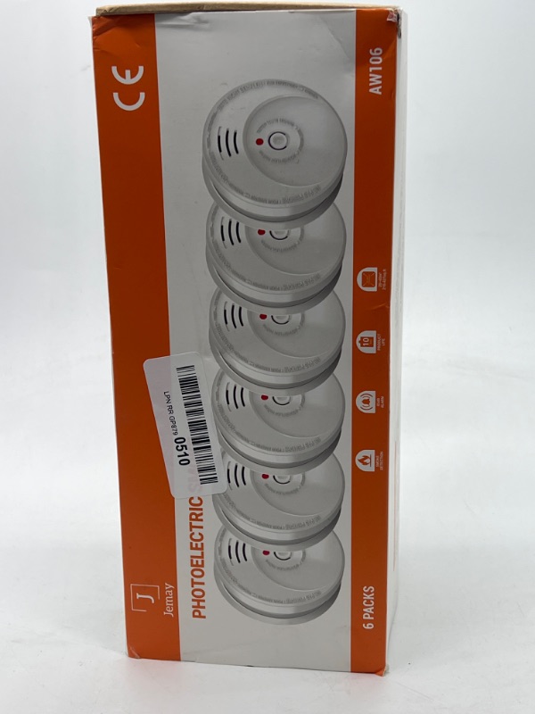 Photo 2 of Jemay Wireless Interconnected Smoke Alarm 10 Year Battery, Smoke Detectors Fire Alarm with Over 820 ft Transmission Range.Fire Detector with Enhanced Photoelectric Sensor,6 Pack
Visit the Jemay Store