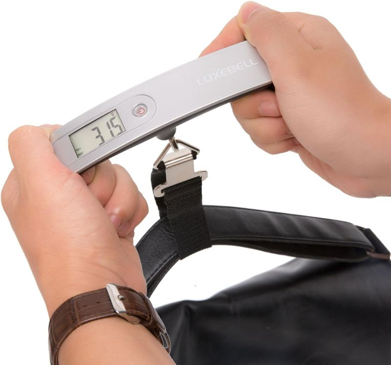 Photo 2 of Digital Luggage Scale Gift for Traveler Suitcase Handheld Weight Scale 110lbs
