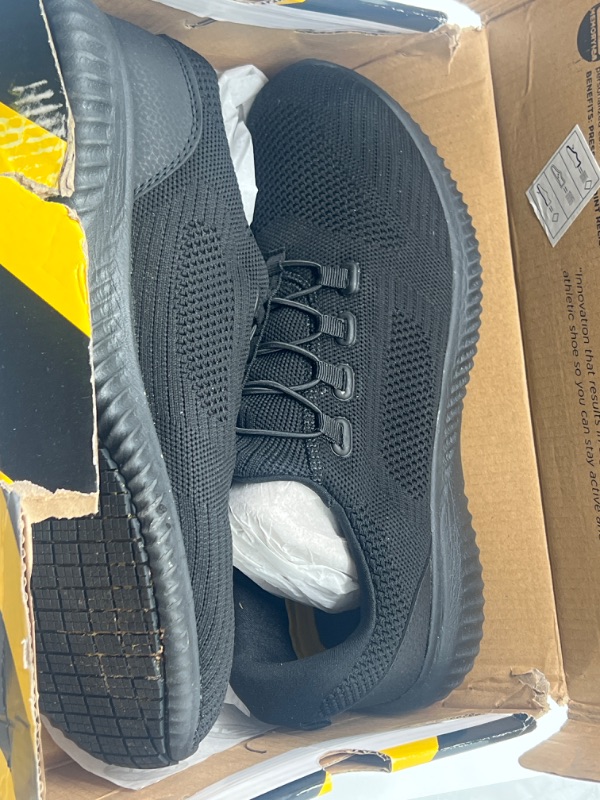 Photo 1 of Avia Anchor SR Mesh Slip On Black Non Slip Shoes for Women, Comfortable Water Resistant Womens Food Service Sneakers - Black, Blue, or White Med or Wide Restaurant, Slip Resistant Work Shoes Women size 10
