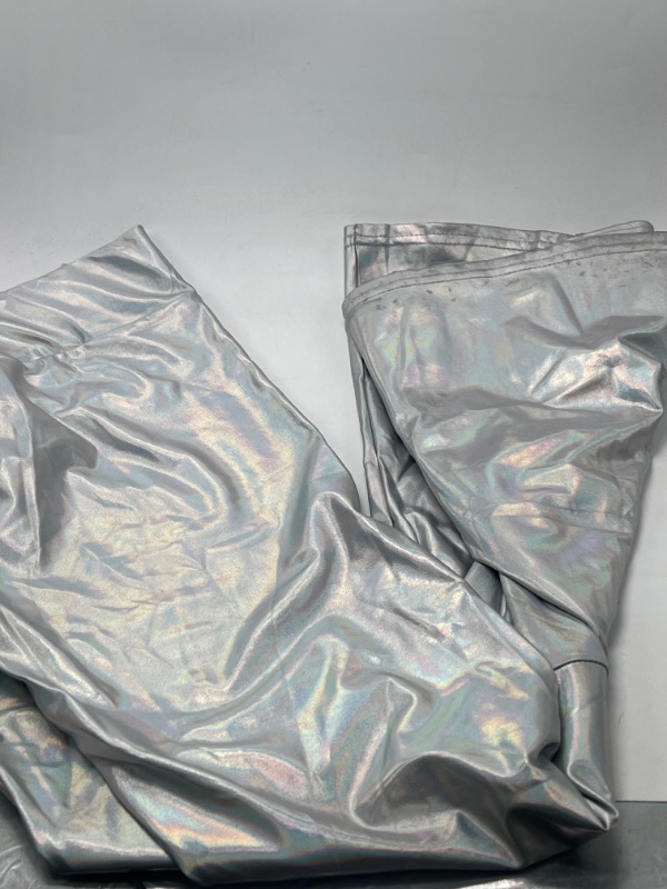 Photo 2 of GARDEN OF EDM Holographic Bell Bottoms size Small