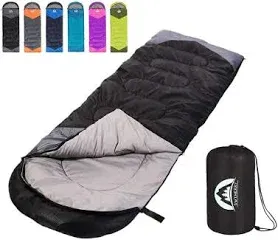 Photo 1 of SWTMERRY- Sleeping Bag 4 Seasons (Summer, Spring, Fall, Winter) Warm & Cool Weather - Lightweight,Waterproof Indoor­ & Outdoor Use for Kids, Teens & Adults for Hiking,­ Backpacking and Camping