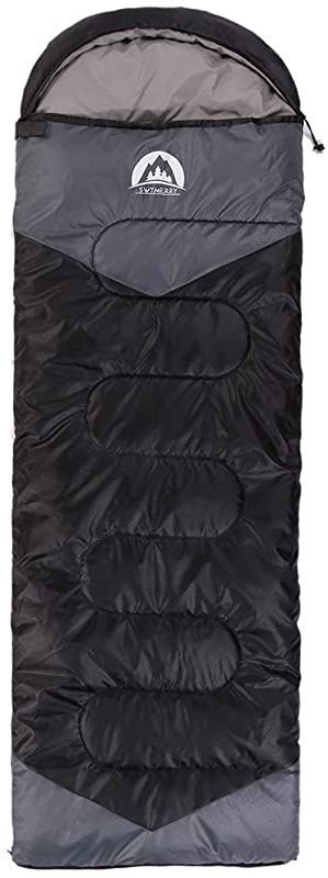 Photo 2 of SWTMERRY- Sleeping Bag 4 Seasons (Summer, Spring, Fall, Winter) Warm & Cool Weather - Lightweight,Waterproof Indoor­ & Outdoor Use for Kids, Teens & Adults for Hiking,­ Backpacking and Camping