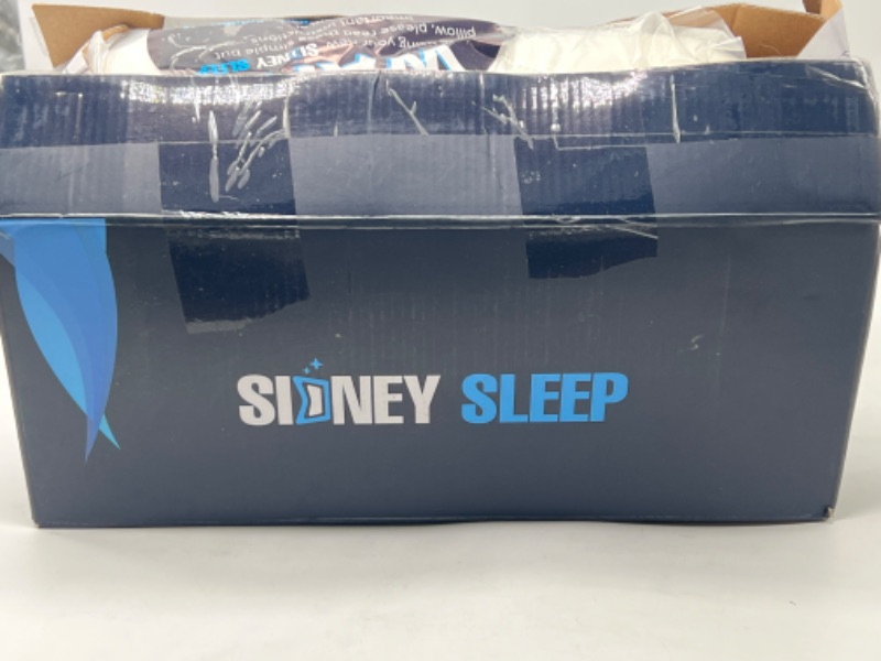 Photo 2 of Sidney Sleep Mini Travel Size Neck Pillow - Knee Pillow - Back Lumbar Support - Curved Travel Pillow - 14 x 19 Inches - Adjustable Loft - Washable - Drawstring Backpack Included
