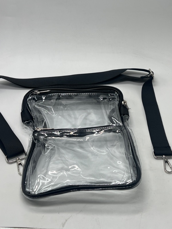 Photo 2 of choshion Clear Bag Stadium Approved, Clear Crossbody Bags Clear Purses for Women Stadium, Concert Bag Purse Sports Handbags
