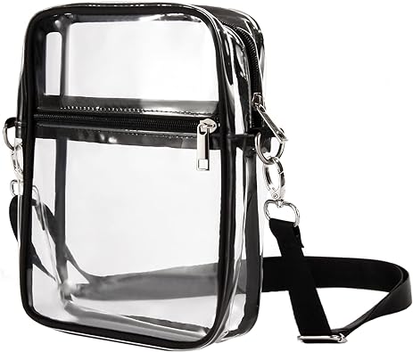 Photo 1 of choshion Clear Bag Stadium Approved, Clear Crossbody Bags Clear Purses for Women Stadium, Concert Bag Purse Sports Handbags
