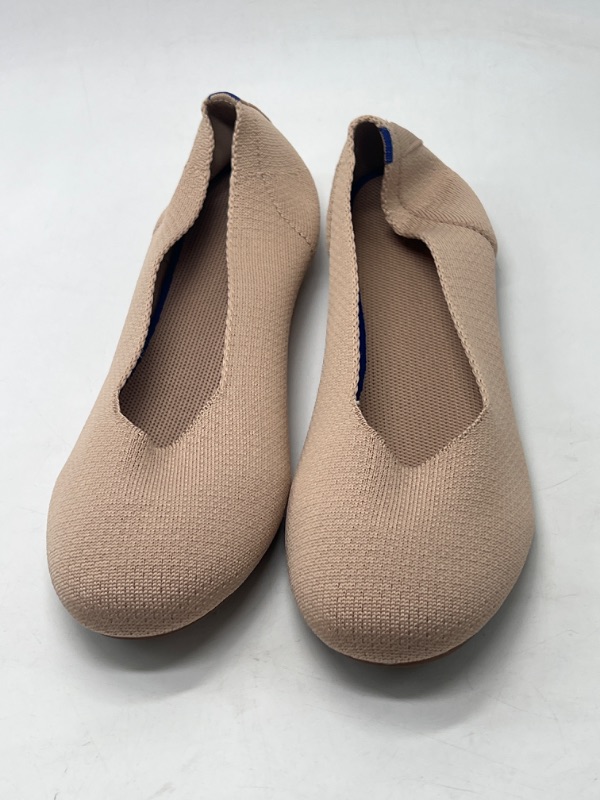 Photo 3 of Size 9.5 Frank Mully Women’s Ballet Flat Shoes Knit Dress Shoes Round Toe Slip On Ballerina Walking Flats Shoes for Woman Low Wedge Comfort Soft
