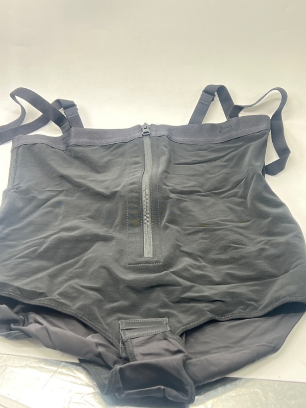 Photo 2 of size 3XL Waist Trainer for Women Zipper Plus Size Corset Sexy Open Chest Tummy Control Shapewear Body Shaper Bodysuit
