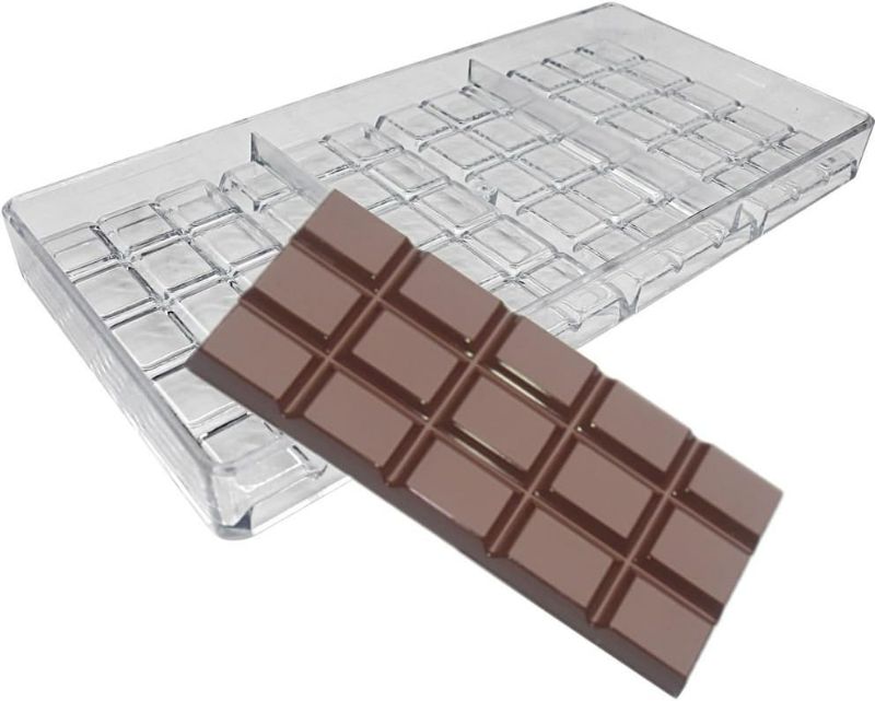 Photo 1 of Chocolate Bar Maker Injection Hard Polycarbonate Chocolate Mold PC Candy Mould
