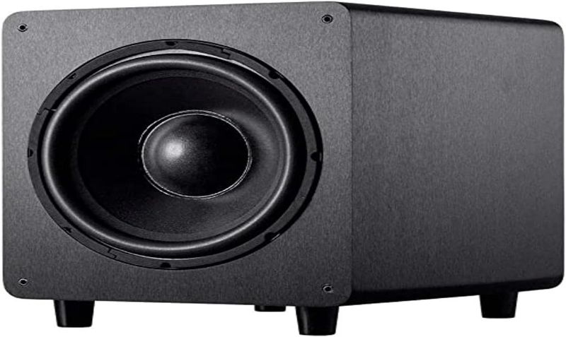 Photo 1 of Monoprice SW-15 600 Watt RMS (800 Watt Peak) Powered Subwoofer - 15-Inch, Ported Design, Variable Phase Control, Variable Low Pass Filter, for Home Theater
